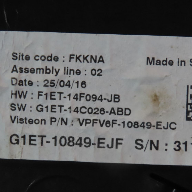 Bloc compteurs occasion  Ford FOCUS III 2.3 rs awd (2015)   2278642  3