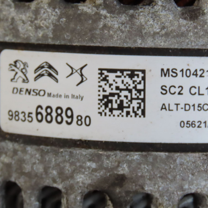 Alternateur occasion  Citroën C3 III (SX) 1.5 bluehdi 100 (sxyhyp, sxyhtu) (2018)   9835688980  2