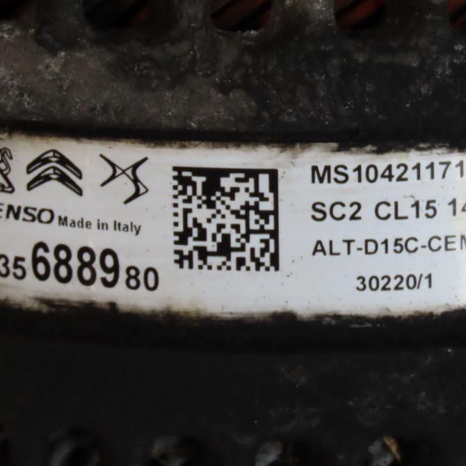 Alternateur occasion  Peugeot 2008 II (UD_, US_, UY_, UK_) 1.5 bluehdi 130 (2019)   9835688980  2