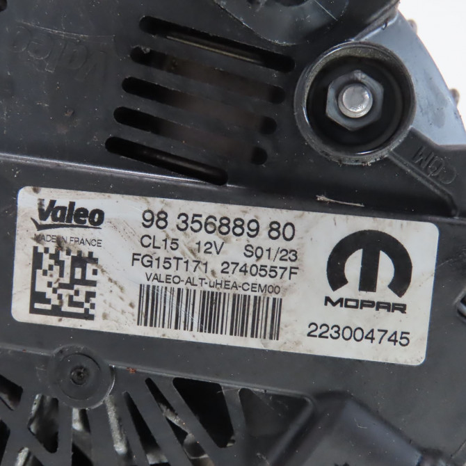 Alternateur occasion  Peugeot 2008 II (UD_, US_, UY_, UK_) 1.2 puretech 130 (2019)   9835688980  2