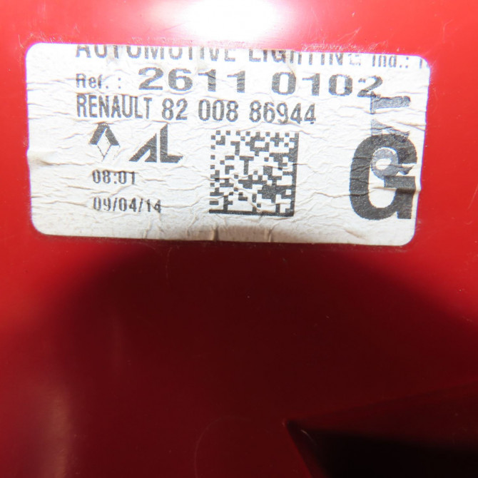 Feu arrière gauche occasion  Renault CLIO IV (BH_) 1.2 16v (bha1, bhak, bhmg, bhmk) (2015)   8200886944  2