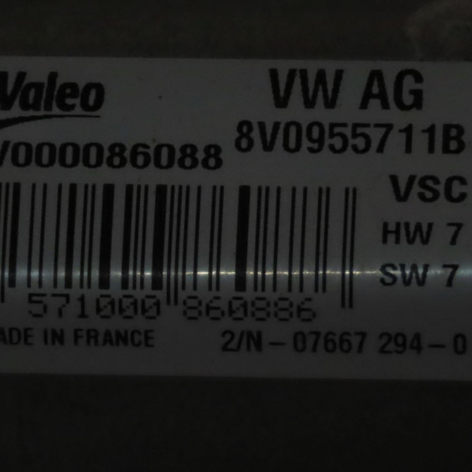 Moteur essuie-glace arrière occasion  Audi A1 City Carver (GBH) 30 tfsi (2019)   8V0955711B  2