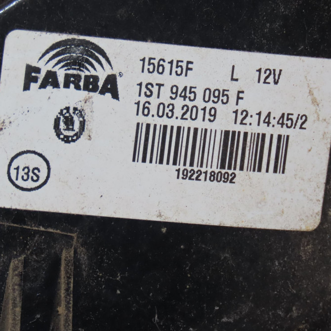 Feu arrière gauche occasion  Skoda CITIGO (NF1) 1.0 (2011-2019)   1ST945111D  2