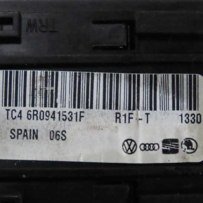 Interrupteur commande de phares occasion  Volkswagen vw POLO V (6R1, 6C1) 1.6 tdi (2009) 5 portes   6R0941531F  2