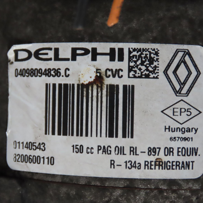 Compresseur air conditionne occasion  Renault MEGANE II (BM0/1_, CM0/1_) 1.5 dci (bm1e, cm1e) (2005-2008)   8200600110  2
