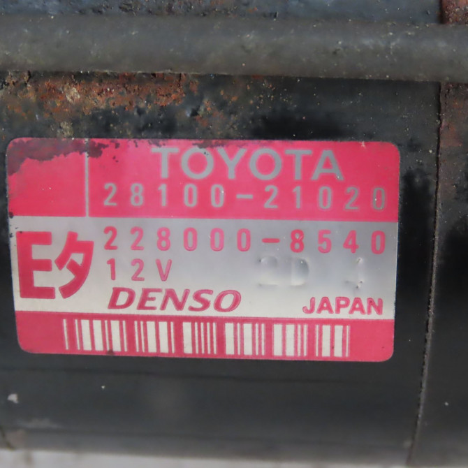 Démarreur occasion  Toyota YARIS (_P1_) 1.3 (ncp10_, scp12_) (1999-2005)   2810021020  2