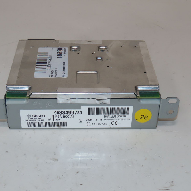 Autoradio occasion  Peugeot 2008 II (UD_, US_, UY_, UK_) 1.5 bluehdi 110 (udyhsk) (2021)   9833499780  1