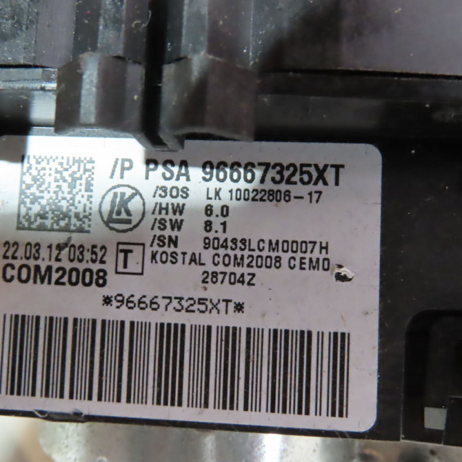Bloc commodos occasion  Citroën C3 II (SC_) 1.6 hdi (2009-2016) 5 portes   96667325XT  2