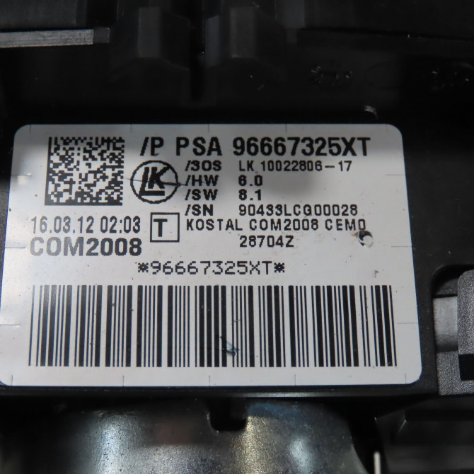 Bloc commodos occasion  CITROEN C3 II   96667325XT  2