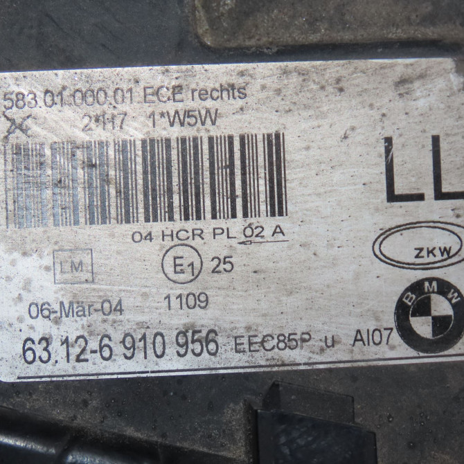 Phare droit occasion  Bmw 3 (E46) 318 d (2001-2003) 4 portes   63127165770  2