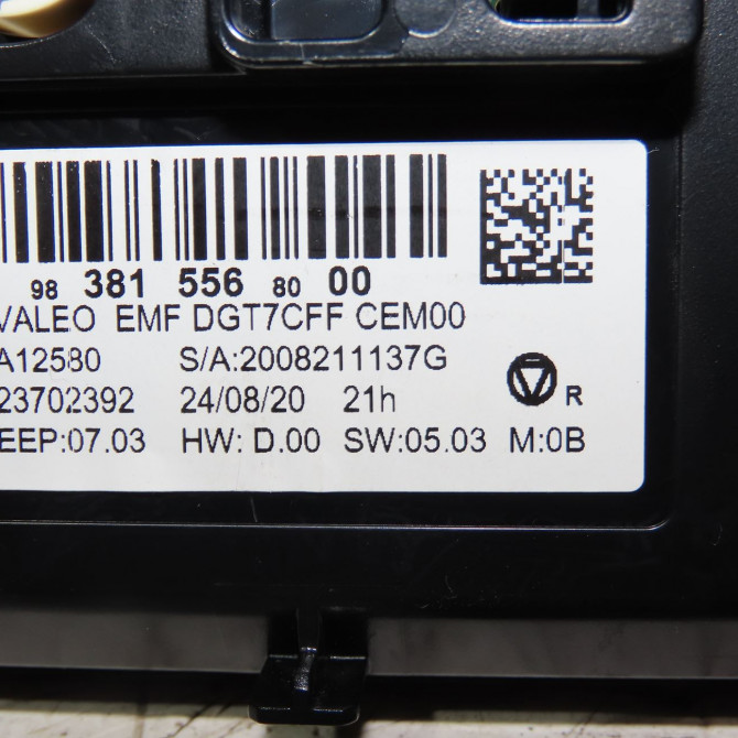 Afficheur digital occasion  Peugeot 308 II (LB_, LP_, LW_, LH_, L3_) 1.5 bluehdi 130 (2017-2021)   9838155680  2