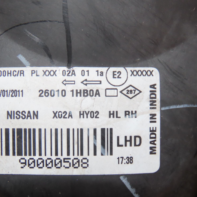 Phare droit occasion  Nissan MICRA IV (K13K) 1.2 (2010-2015)   260101HB0A  2