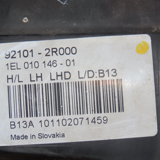 Phare gauche occasion  Hyundai I30 (FD) 1.4 (2007-2011)   921012R000  2