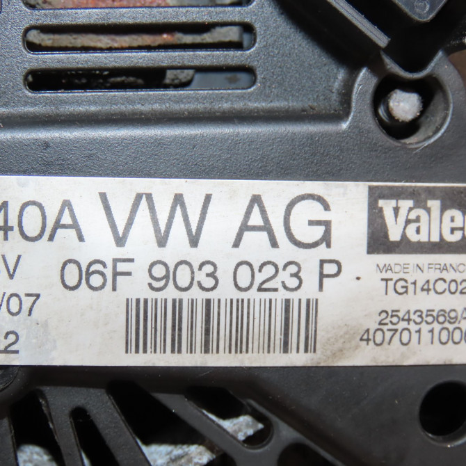 Alternateur occasion  Volkswagen vw PASSAT B6 Variant (3C5) 3.2 fsi 4motion (2005-2010)   06F903023P  2