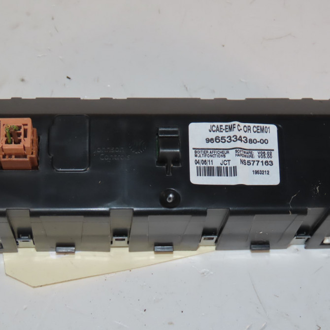 Afficheur digital occasion  Peugeot 508 I (8D_) 1.6 hdi (2010-2018)   9665334380  3
