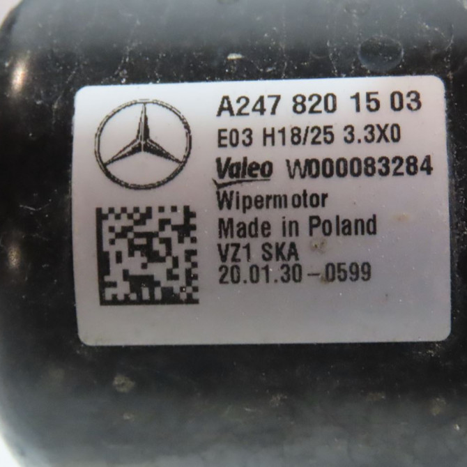 Moteur essuie-glace avant occasion  Mercedes-benz CLASSE B Sports Tourer (W247) B 200 d (247.012) (2018)   A2478201503  2