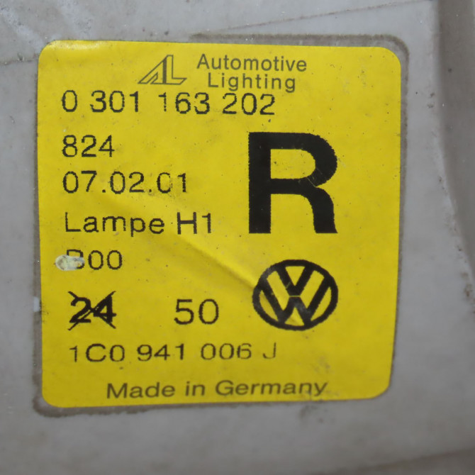 Phare droit occasion  Volkswagen vw NEW BEETLE (9C1, 1C1) 1.9 tdi (1998-2004)   1C0941006J  2