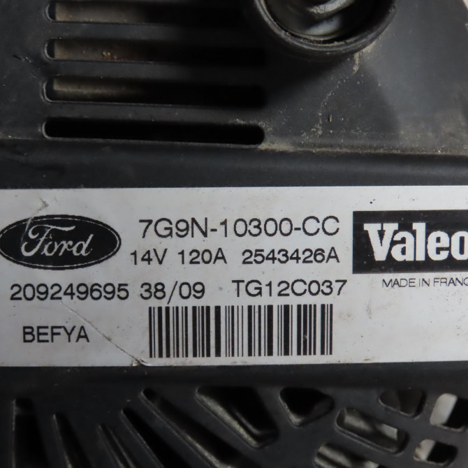 Alternateur occasion  Ford FIESTA VI (CB1, CCN) 1.25 (2008-2017)   2265722  2