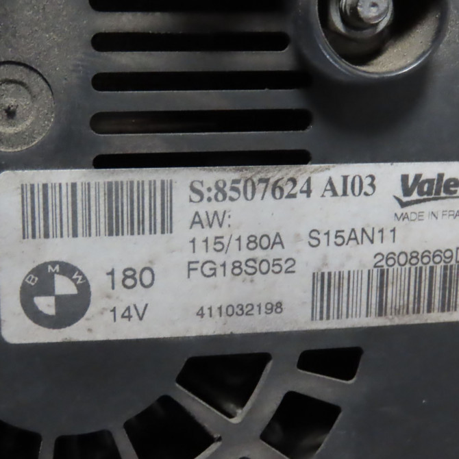 Alternateur occasion  Bmw 3 Touring (E91) 316 d (2009-2012)   12318507624  2