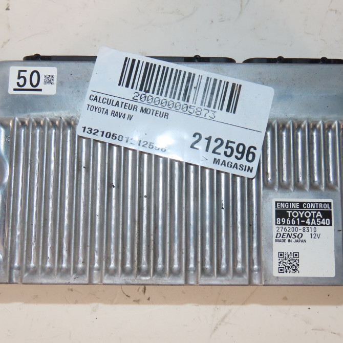 Calculateur moteur occasion  Toyota RAV 4 IV (_A4_) 2.5 hybrid (ava42_) (2015-2018)   896614A540  1