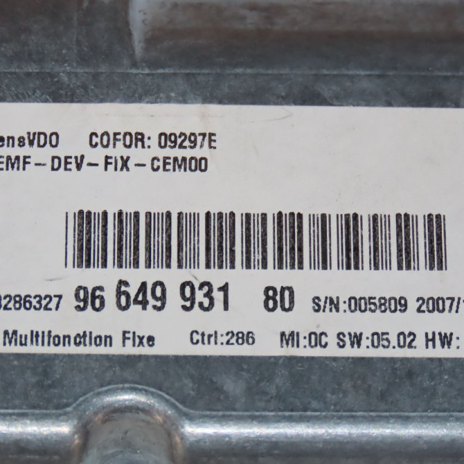 Afficheur digital occasion  Peugeot 407 (6D_) 2.0 hdi 135 (6drhrh, 6drhre, 6drhrg, 6drhrj) (2004-2010) 4 portes   9664993180  2