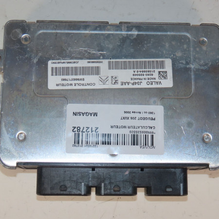 Calculateur moteur occasion  Peugeot 206+ (2L_, 2M_) 1.4 i (2lkfwa, 2mkfwa) (2009-2013) 3 portes   9663717680 
