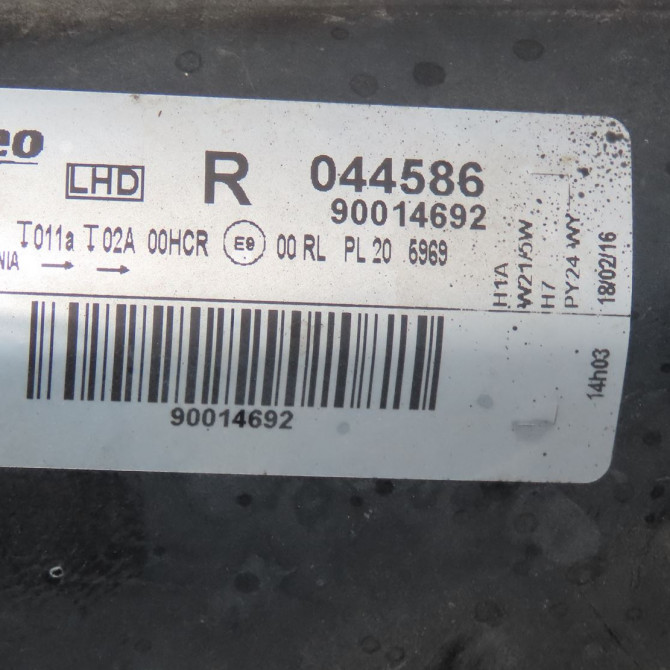 Phare droit occasion  Opel CORSA D (S07) 1.3 cdti (l08, l68) (2006-2014) 5 portes   95511328  2