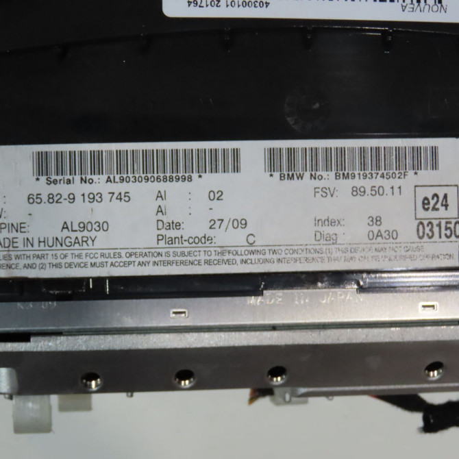 Afficheur digital occasion  Bmw 3 Coupé (E92) 320 d xdrive (2008-2010)   65829193745  2