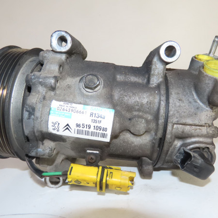 Compresseur air conditionne occasion  Peugeot 207/207+ (WA_, WC_) 1.6 16v (2006-2013)   9651910980 