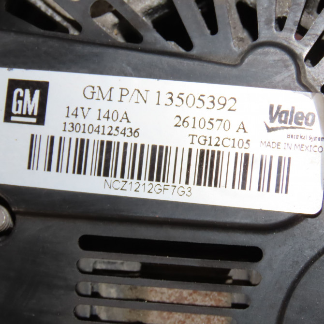 Alternateur occasion  Opel CORSA E (X15) 1.3 cdti (08, 68) (2014)   13505392  2