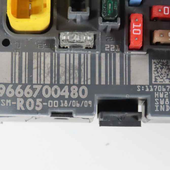 Boite a fusibles occasion  Peugeot 308 I (4A_, 4C_) 2.0 hdi (2007-2014) 3 portes   9666700480  2