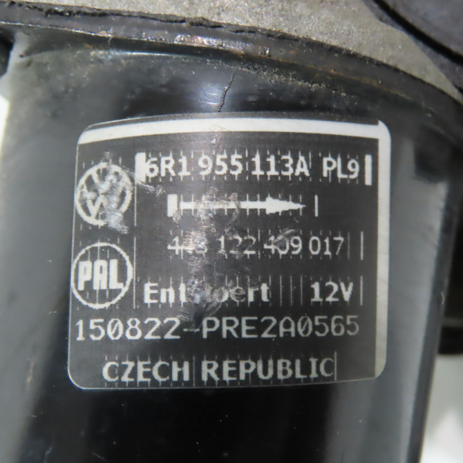 Moteur essuie-glace avant occasion  Volkswagen vw POLO V (6R1, 6C1) 1.2 tsi 16v (2014-2017) 5 portes   6R1955023C  2