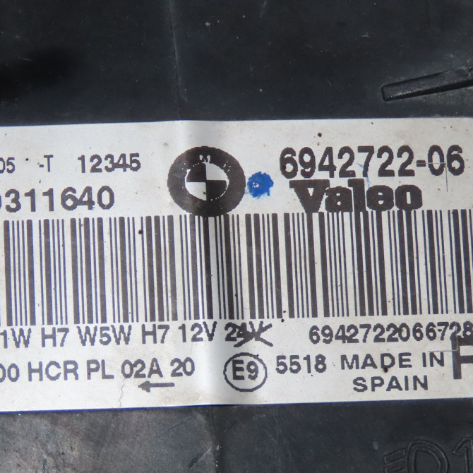 Phare droit occasion  Bmw 3 (E90) 318 d (2007-2011)   63116942748  2