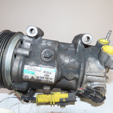 Compresseur air conditionne occasion  Peugeot 308 I (4A_, 4C_) 1.6 hdi (2007-2014) 5 portes   9659875780 