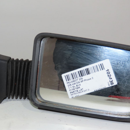 Retroviseur exterieur manuel droit occasion  PEUGEOT 205 205 Phase 2 1987-07-01->1998-12-31 1.1i   8148A2 