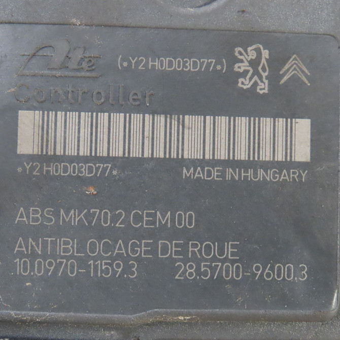 Unité hydraulique ABS occasion  Peugeot 207/207+ (WA_, WC_) 1.4 (2006-2013) 5 portes   4541S8  6