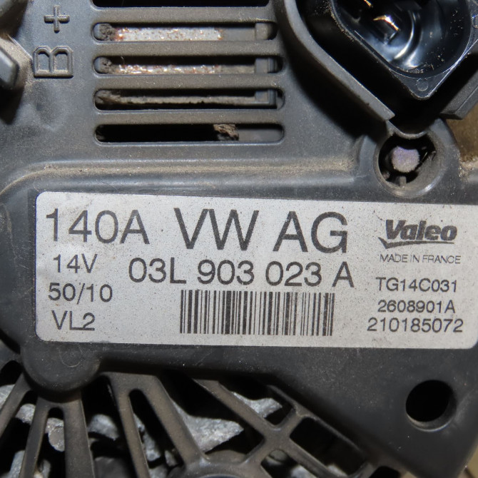 Alternateur occasion  VOLKSWAGEN POLO V Phase 1 09-2009->...   03L903023A  2