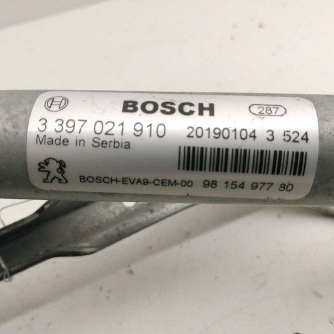 Moteur essuie-glace avant occasion  Peugeot 208 I (CA_, CC_) 1.2 puretech 82 (2018)   9815497780  3