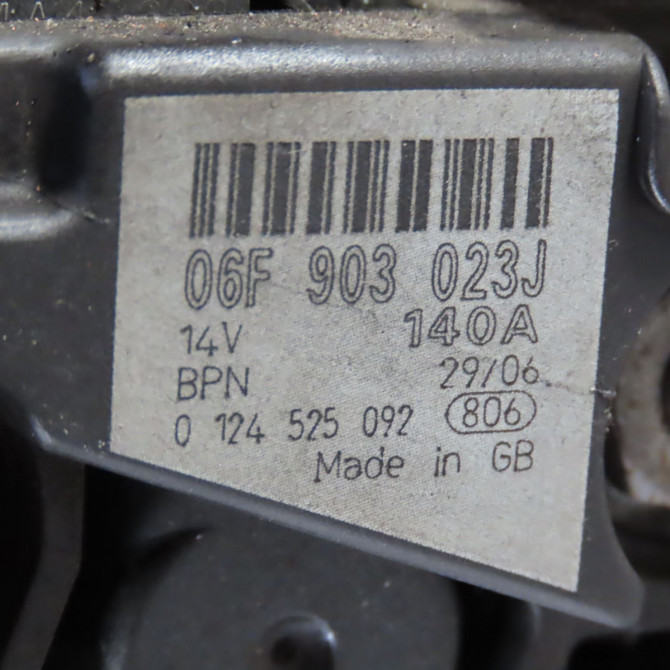Alternateur occasion  Audi A3 Sportback (8PA) 3.2 v6 quattro (2004-2009)   06F903023J  4
