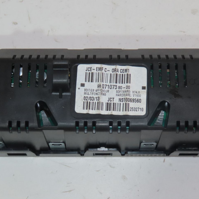 Afficheur digital occasion  Citroën DS3 (SA_) 1.6 hdi 90 (2009-2015) 3 portes   9807107380  2