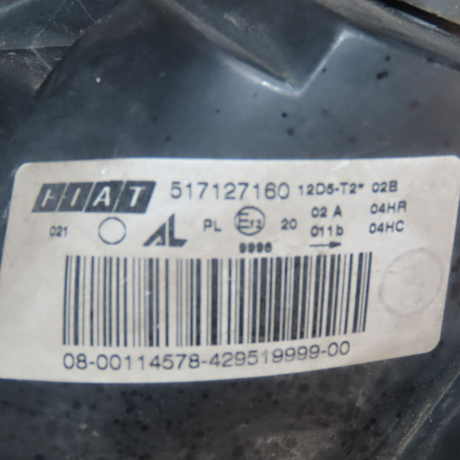 Phare gauche occasion  Fiat STILO (192_) 1.9 jtd (192_xe1a) (2001-2006)   51712716  2