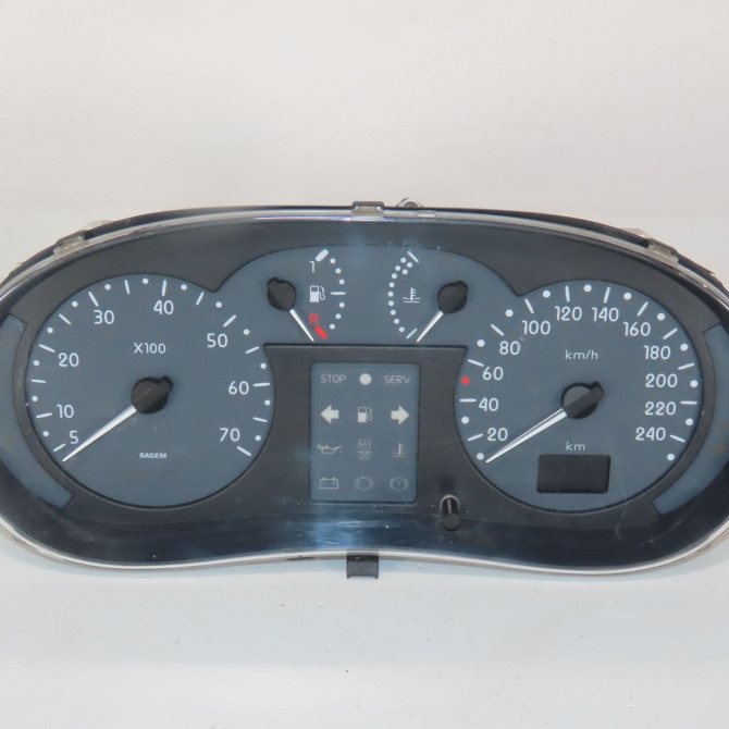 Bloc compteurs occasion  Renault CLIO II (BB_, CB_) 1.2 (bb0a, bb0f, bb10, bb1k, bb28, bb2d, bb2h, cb0a,... (1998-2010) 5 portes   7700428508  1