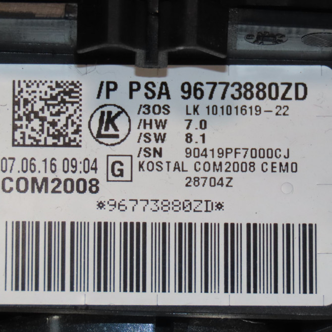 Bloc commodos occasion  Citroën C3 II (SC_) 1.6 bluehdi 75 (2015)   96773880ZD  2