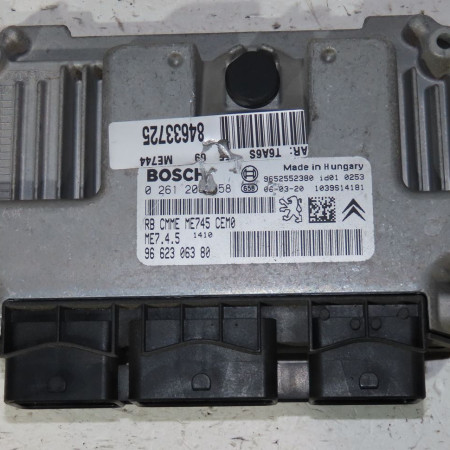 Calculateur moteur occasion  PEUGEOT 307 Phase 2 06-2005->03-2008 1.6i 16v   9652552380 