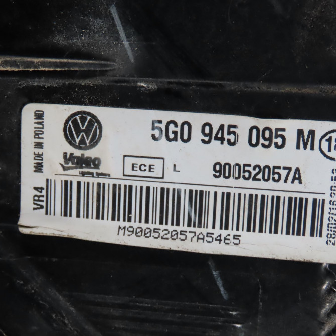 Feu arrière gauche occasion  Volkswagen vw GOLF VII (5G1, BQ1, BE1, BE2) 1.6 tdi (2012-2017)   5G0945095M  2