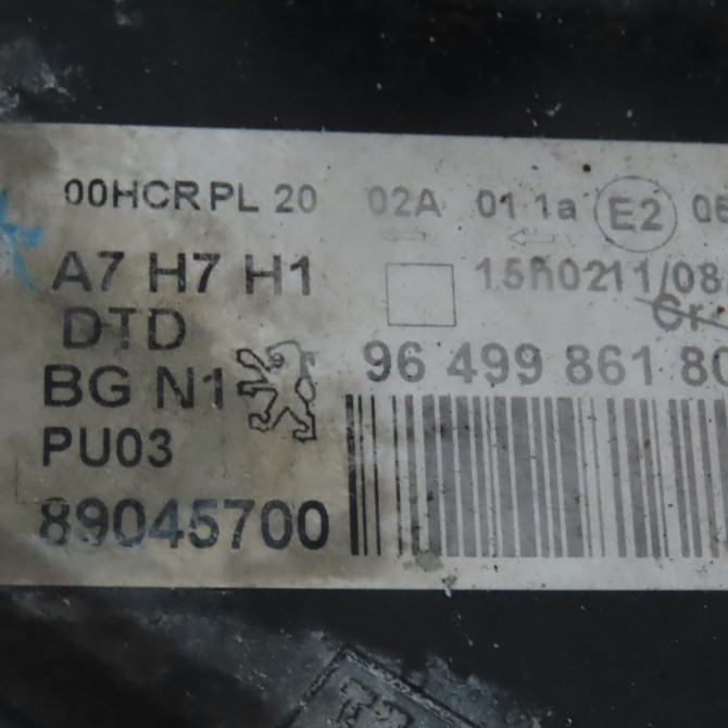 Phare droit occasion  Peugeot 207/207+ (WA_, WC_) 1.4 16v (2006-2013) 3 portes   620695  5