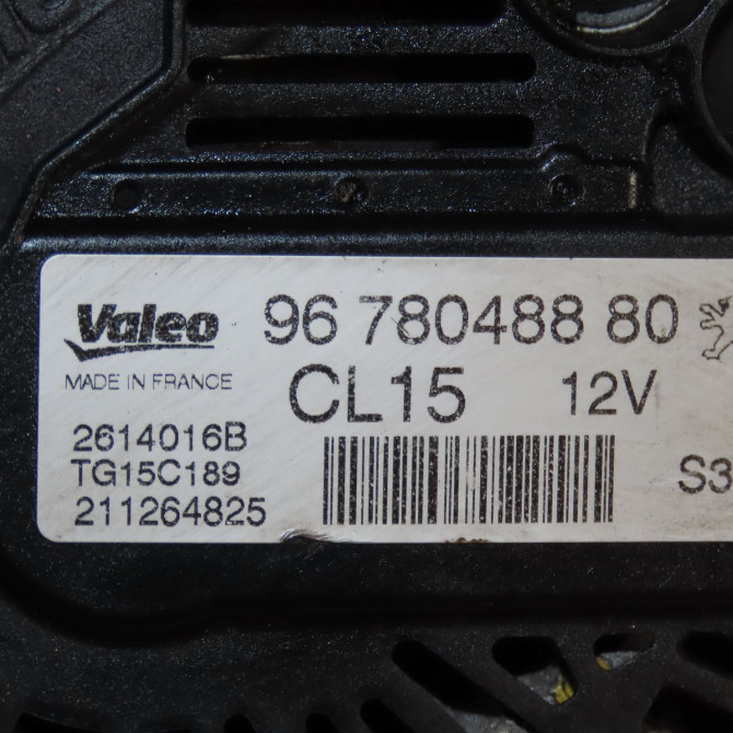 Alternateur occasion  Citroën C4 PICASSO I Monospace (UD_) 1.6 hdi 110 (2010-2013) 5 portes   9678048880  2