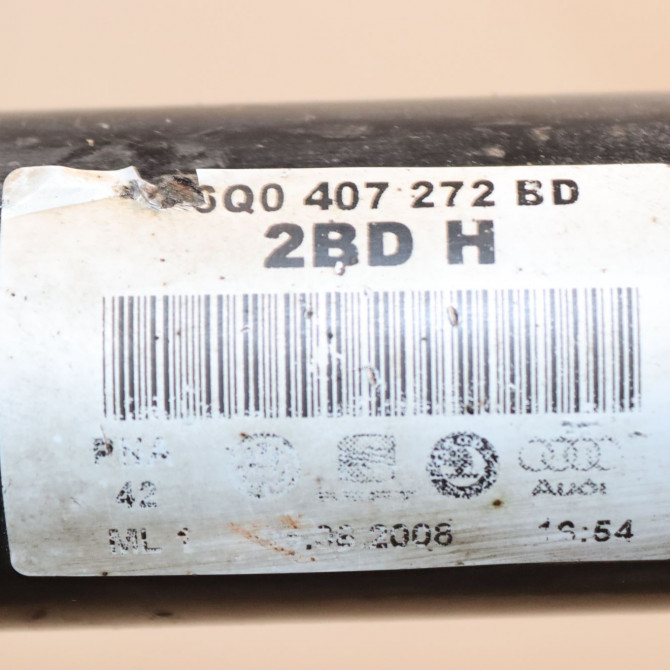 Transmission avant droite occasion  Volkswagen vw POLO (9N_, 9A_) 1.4 16v (2001-2008)   6Q0407272BD  2