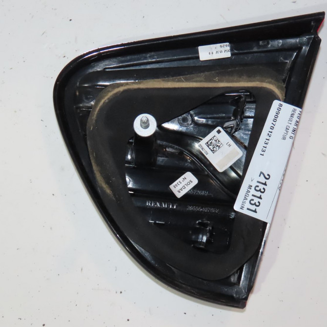 Feu arrière interieur gauche occasion  Renault CAPTUR I (J5_, H5_) 1.3 tce 150 (j5nk, j5js) (2018)   265555726R  2