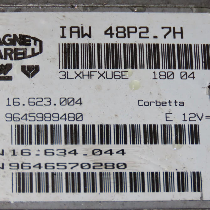 Calculateur moteur occasion  Citroën C2 (JM_) 1.1 (2003-2012) 3 portes   1938VY  2
